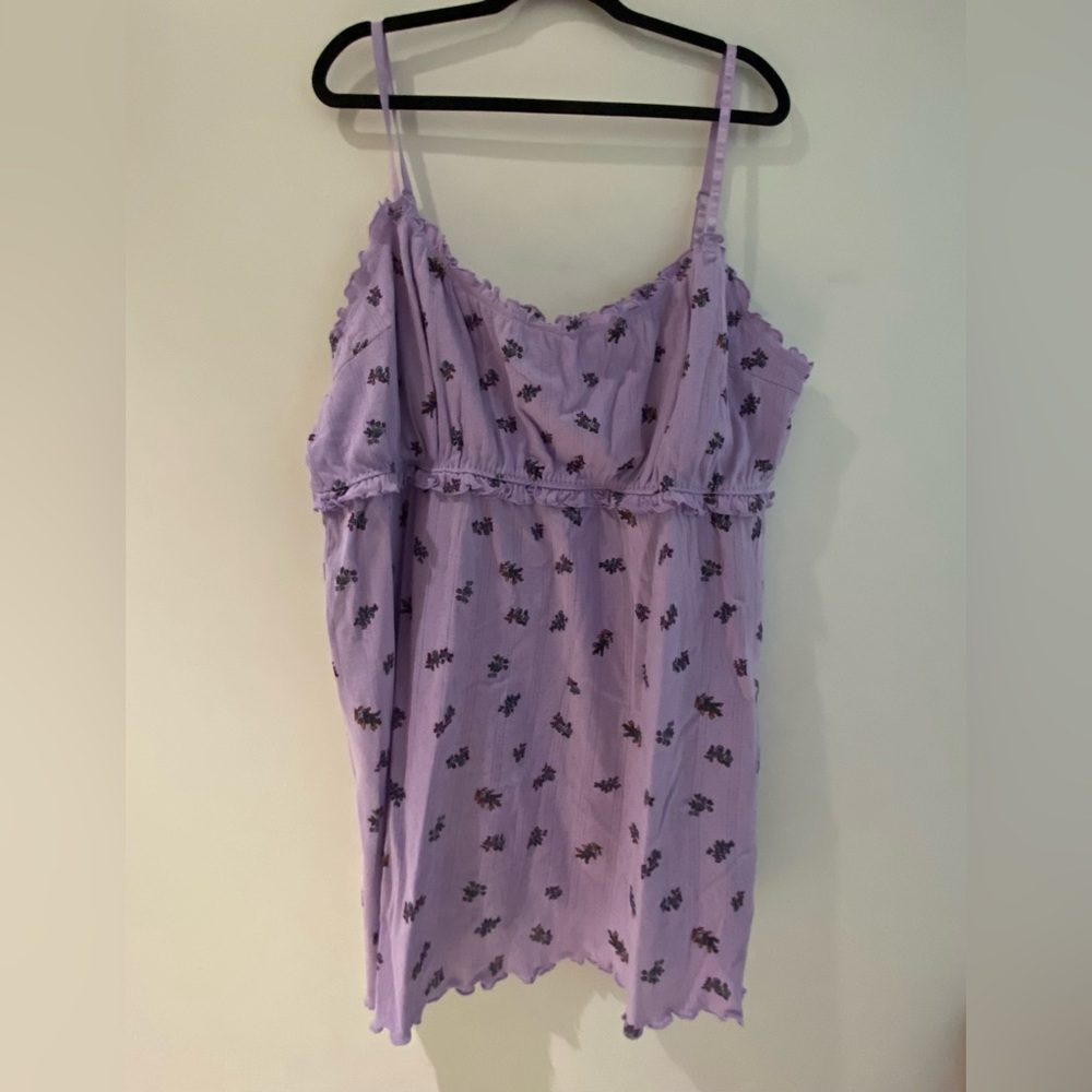 City Chic Chemise 20 Lavender Ditsy Floral
